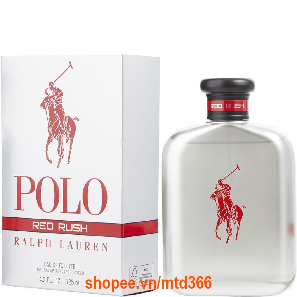 Nước Hoa Nam 125Ml Ralph Lauren Polo Red Rush EDT Hàng Chính Hãng