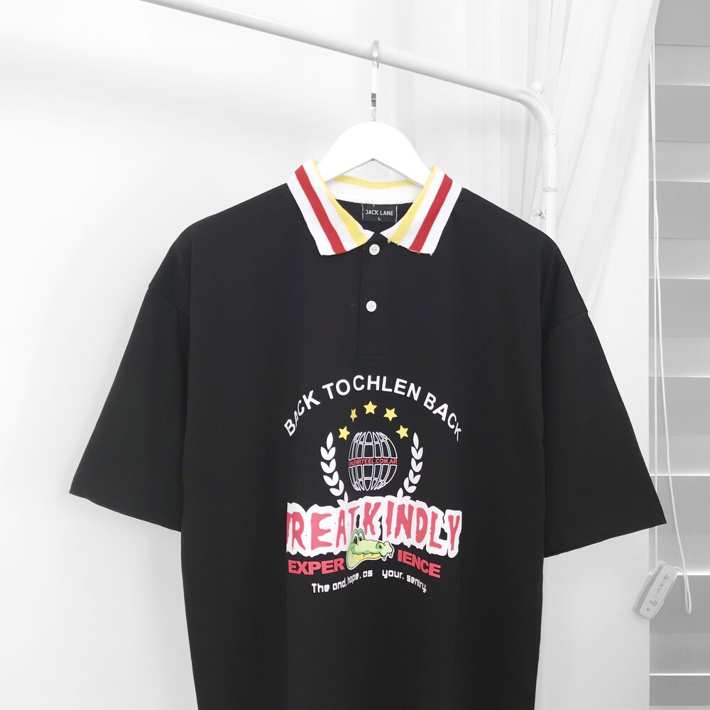 [Mã SKAMCLU7 giảm 10% Tối Đa 50K đơn 0Đ] Áo Polo oversize Treatkindly, JACKLANE, Áo polo cộc tay Unisex Jack Lane | BigBuy360 - bigbuy360.vn