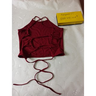 Áo 2 dây hở lưng, áo yếm, áo 2 dây buộc nơ lưng