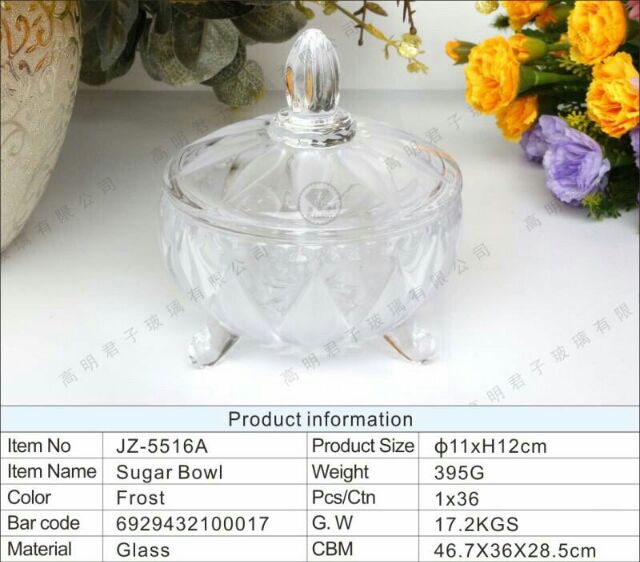 hũ mứt thủy tinh có nắp