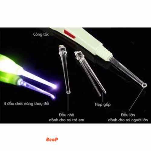 Dụng Cụ Lấy Ráy Tai, Ngoáy Tai Có Đèn Tiện Lợi