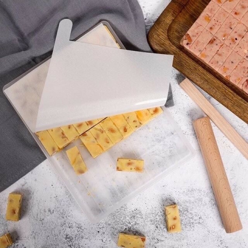 Khuôn làm kẹo Nougat đế rời 60 viên