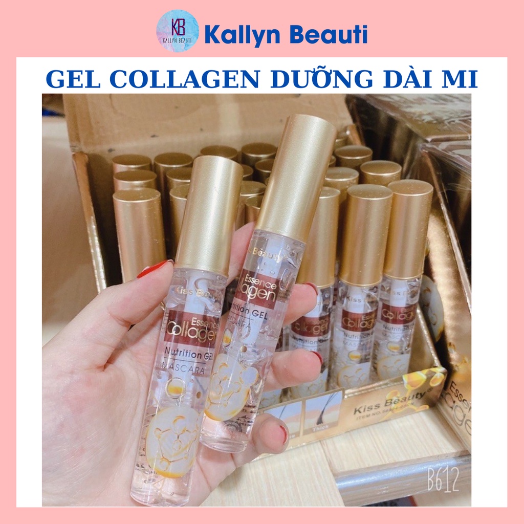 Mascara Dưỡng Dài và Dày Mi Tinh Chất Collagen Kiss Beauty