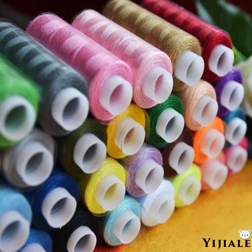 30 Cuộn Chỉ Polyester Nhiều Màu Sắc 250 Yards Dùng Cho Máy May