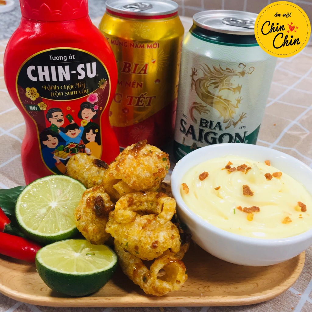 Da heo mắm hành chiên giòn 160 ChinChin, đồ ăn vặt Hà Nội vừa ngon vừa rẻ giao hàng hoả tốc 1h