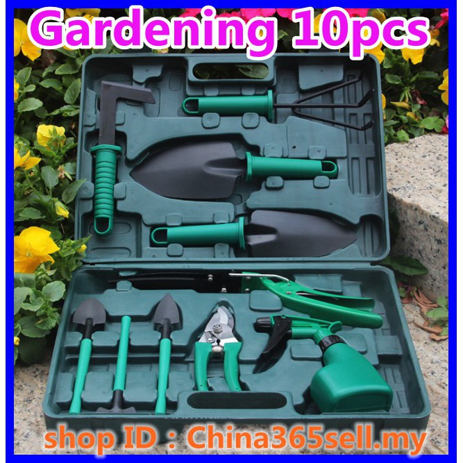 Bộ 10 món dụng cụ làm vườn chuyên dụng