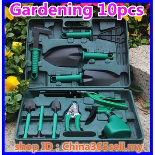 Bộ 10 món dụng cụ làm vườn chuyên dụng