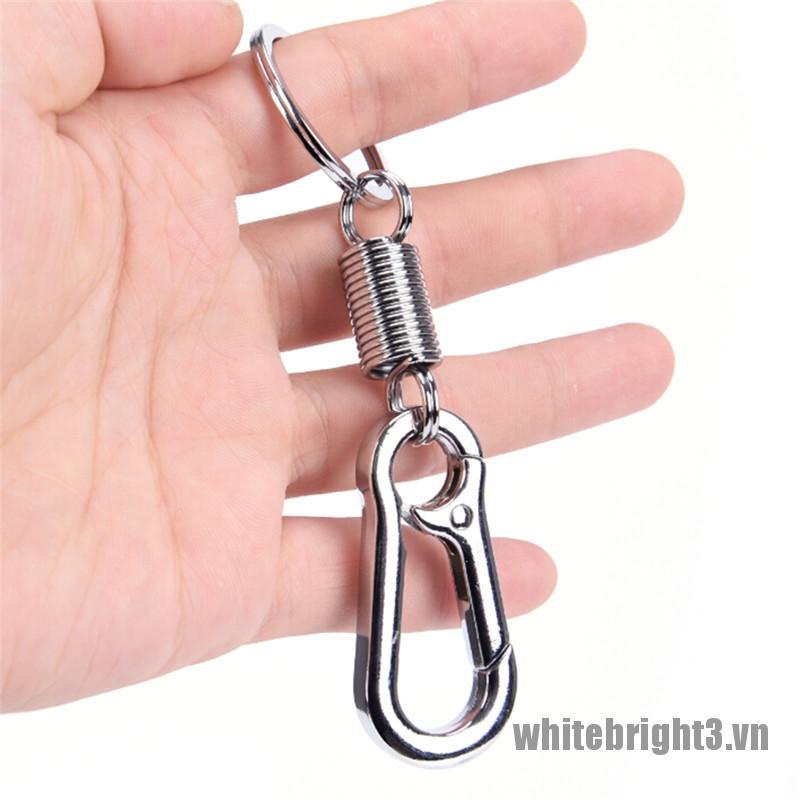 Bộ 2 Móc Khóa Bằng Thép Không Gỉ Nhỏ Gọn
