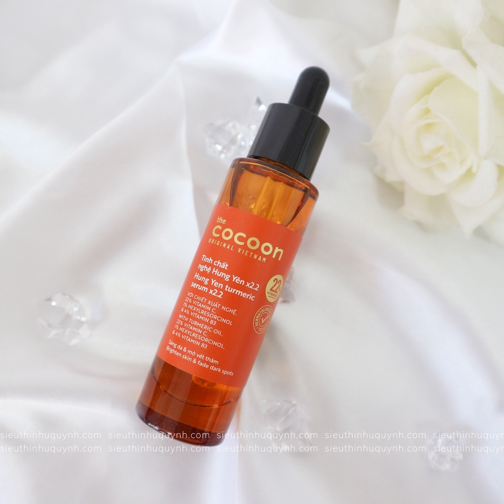 Tinh Chất Cocoon Nghệ Hưng Yên x2.2 Sáng Da Chuyên Sâu 30ml Hung Yen Turmeric Serum x2.2