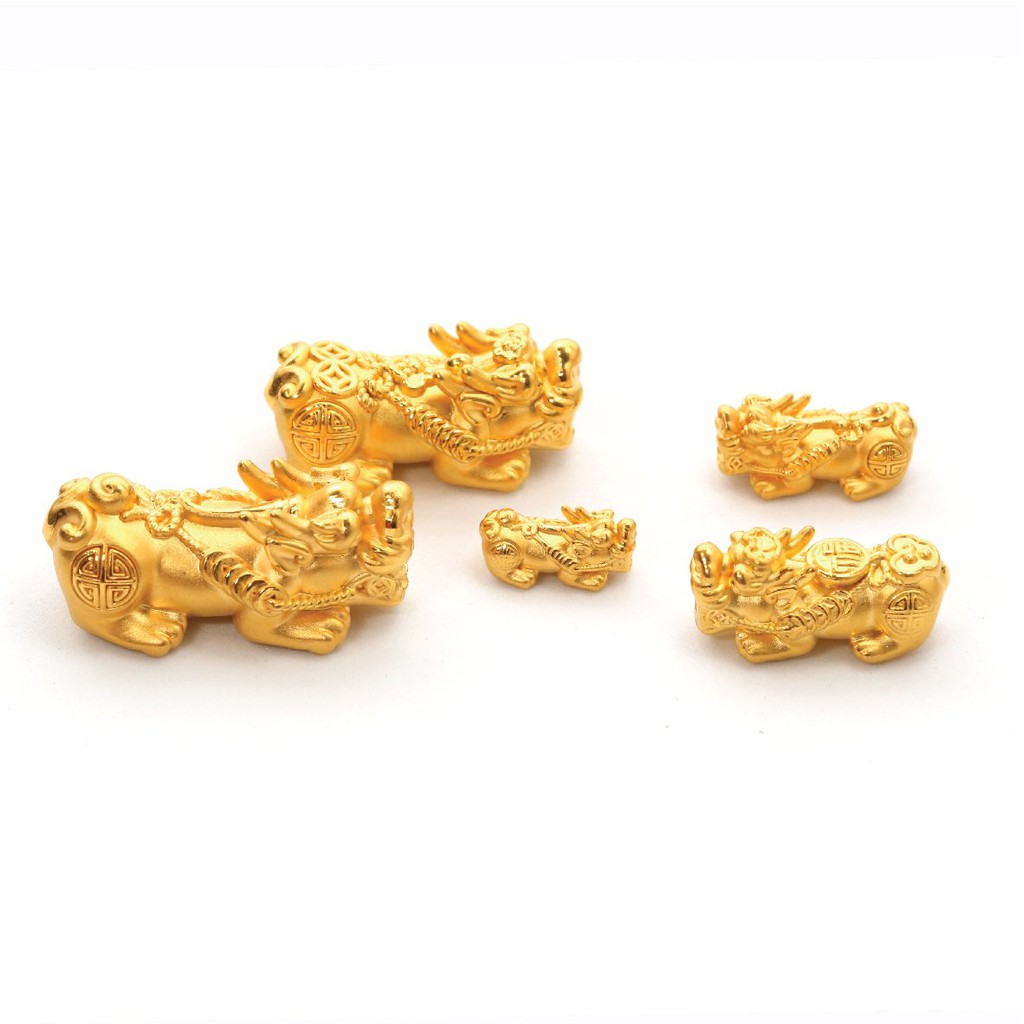 ANCARAT - Charm tỳ hưu thiên lộc vàng 24k - Miễn phí tết dây đeo tay handmade