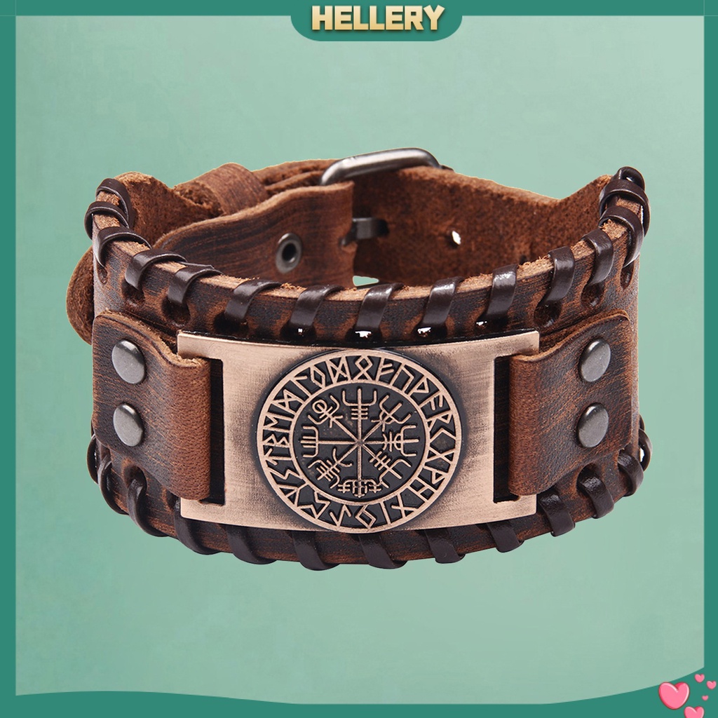 Vòng Đeo Tay Dây Bện Kiểu Viking Cho Nam