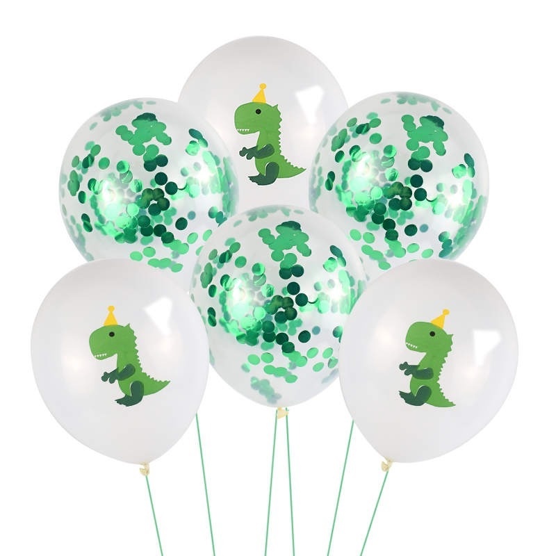 Set 16 / 15 / 12 Bong Bóng Hình Khủng Long Trang Trí Tiệc