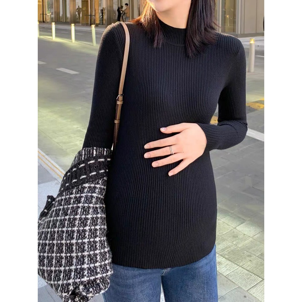 Áo Len Bầu Giữ Nhiệt Thu Đông Cổ 3-4p Dài Tay Ấm Áp Nhiều Màu Sắc HS3611 Honey Mommy
