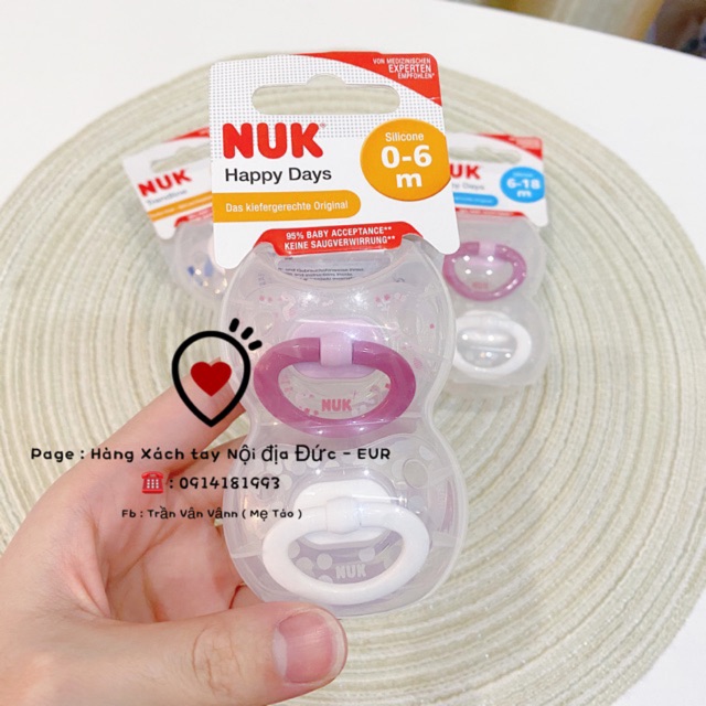 Ti giả NUK nội địa Đức ( set 2 chiếc )