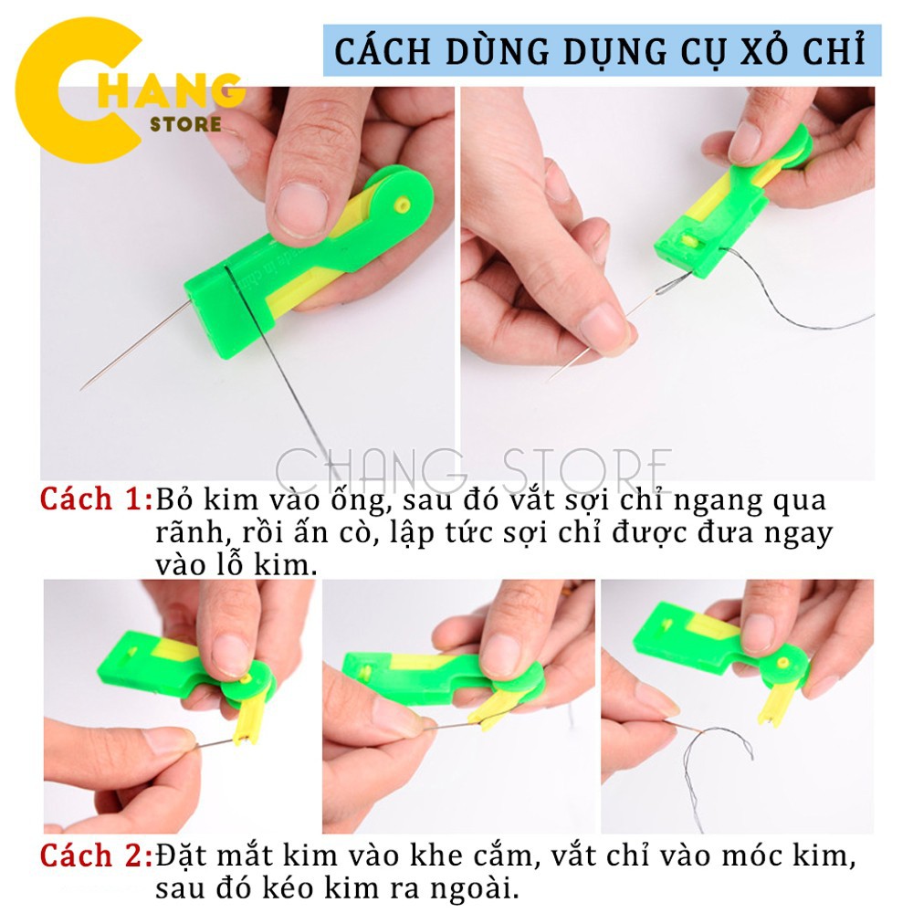 Hộp kim chỉ khâu vá dùng thêu may tiện ích gia đình B047