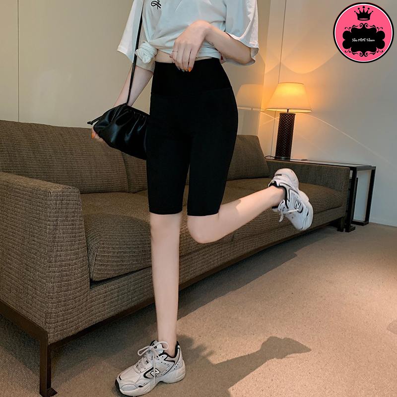 Quần Biker Short Nữ Đùi Ngắn Gym Thể Thao "LEGGING LỬNG"