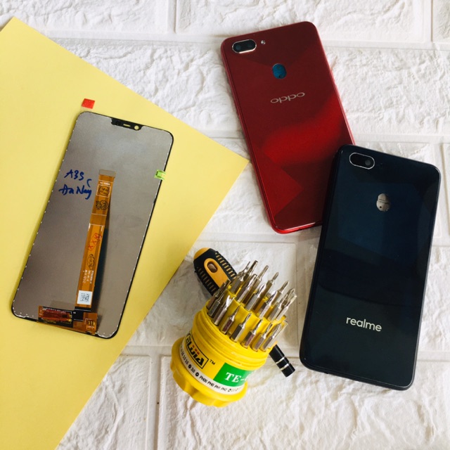 Combo Bộ Vỏ Sườn + Màn Hình Oppo Realme 2 Zin Hàng Cao Cấp (Tặng bộ vít)
