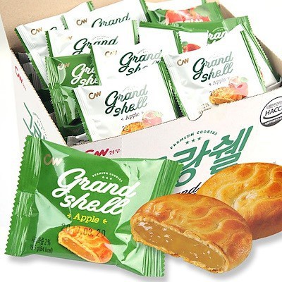 Bánh quy Táo, Grand Shell Aplle-Hàn Quốc, hộp (234g)
