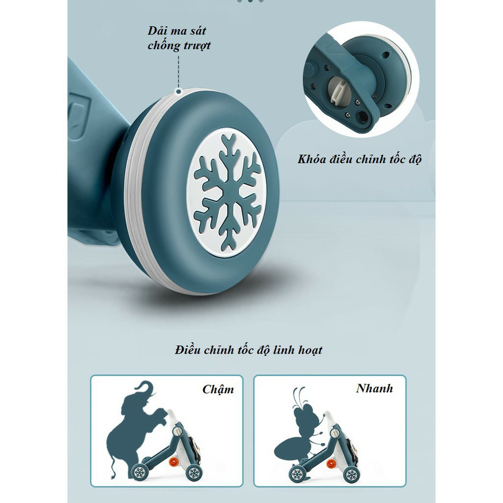 Xe tập đi cao cấp đa năng 3 in 1