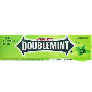 Vỉ 20 thanh Singum Doublemint (mỗi thanh 5 tép)