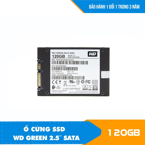 Hàng Chính Hãng - Ổ cứng SSD 120GB Western Digital Green | BigBuy360 - bigbuy360.vn