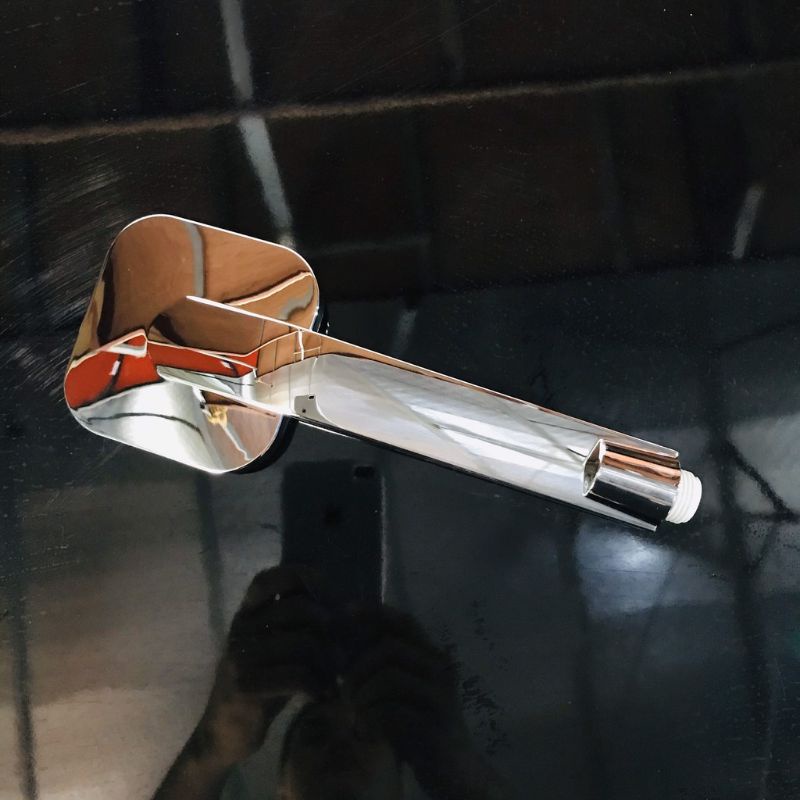 BÁT SEN VUÔNG CẦM TAY MẠ CROM SÁNG BÓNG NƯỚC CHẢY MAUNH