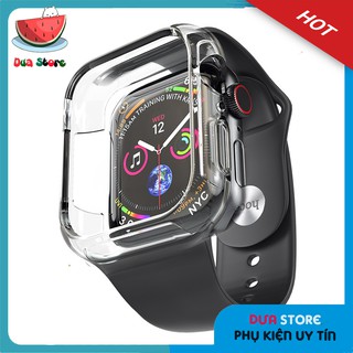 Dây đeo Apple Watch silicon, kèm ốp nhựa TPU WB09 bảo vệ  series 4 3 2 1 44mm 42mm 38mm 40mm