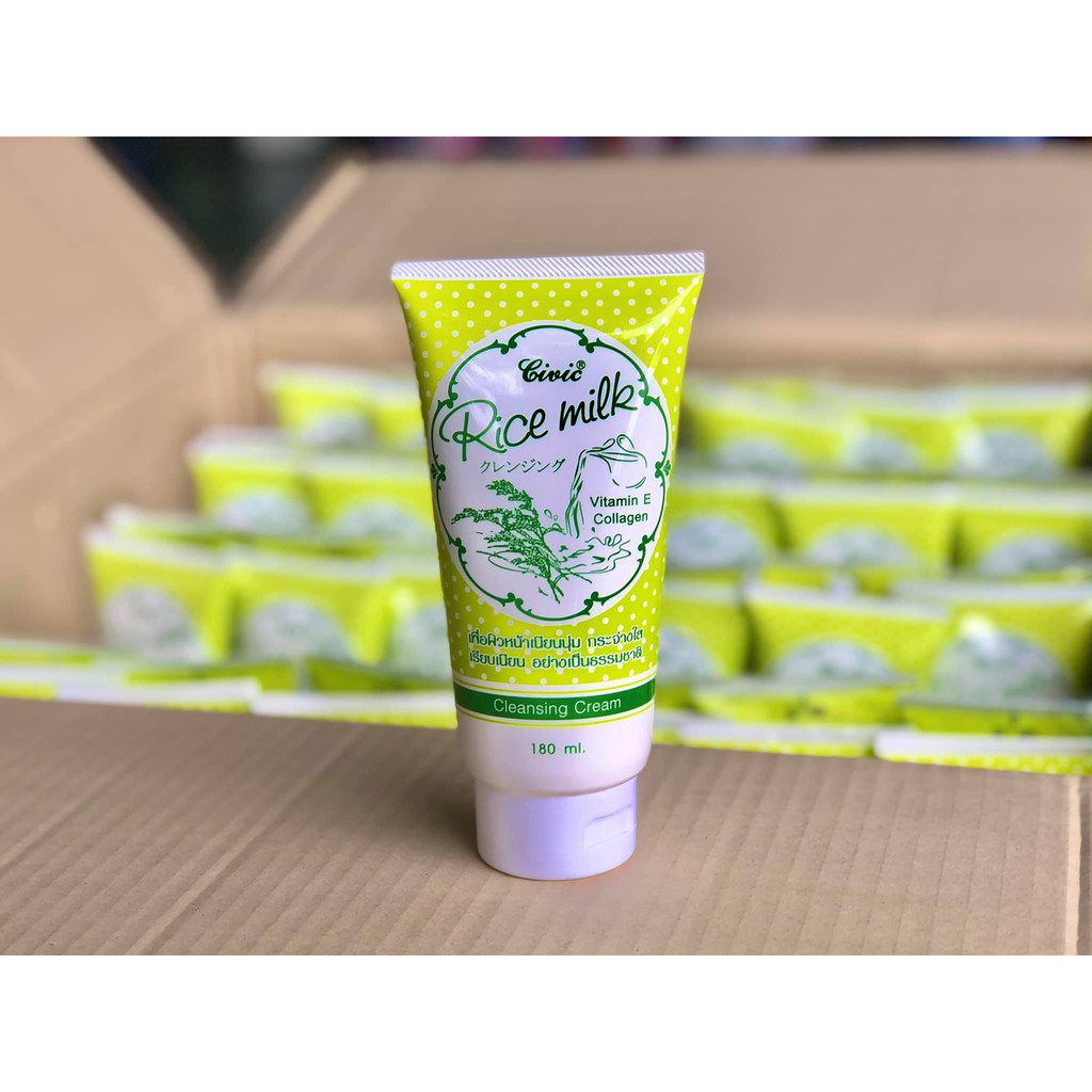 Sữa rửa mặt bơ, gạo Thái