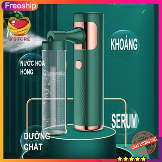 Máy Phun Nano 💖HOT💖 Máy Phun Sương Oxy Nano, Phun Áp Suất Cao Tinh Chất, Nước Hoa Hồng, Khoáng, Tinh Chất BH [12 TH]