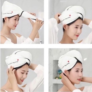 Khăn Ủ Tóc Cotton Siêu Mềm Siêu Thấm Hút Giúp Tóc Khô Tóc Nhanh [Thanh Mai Shop]