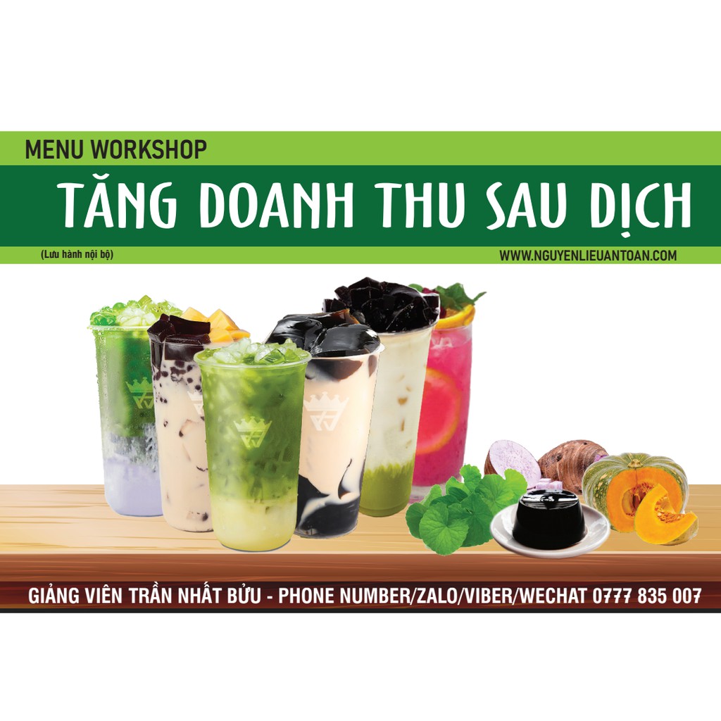 BỘ CÔNG THỨC 9 ĐỒ UỐNG TĂNG DOANH THU SAU DỊCH