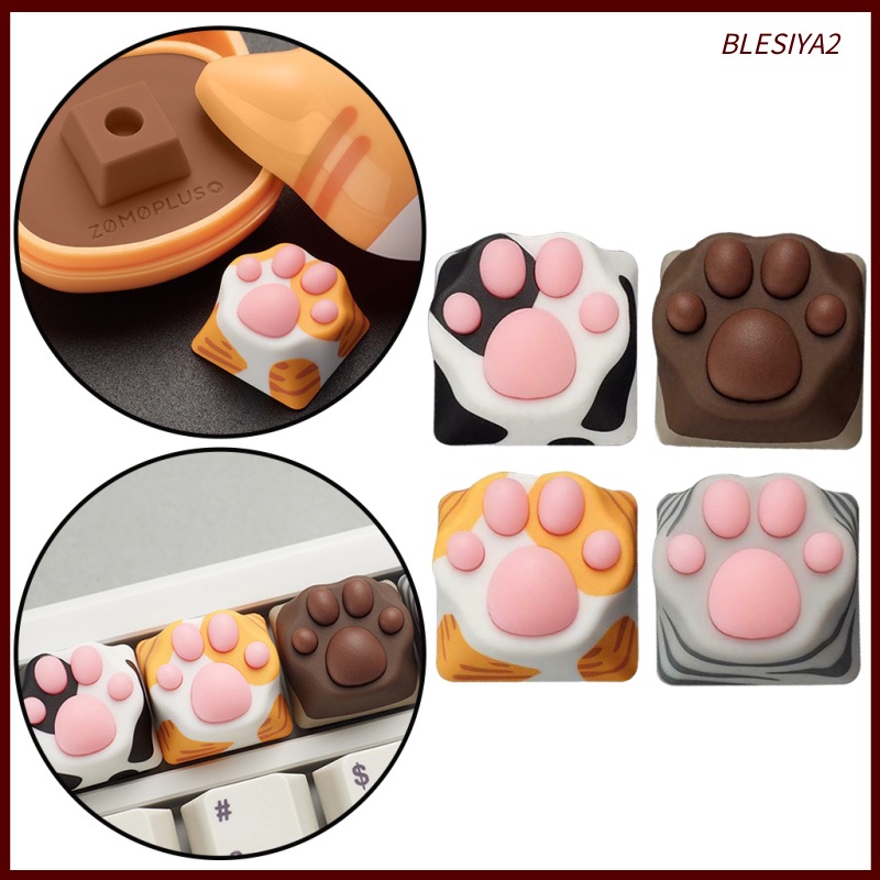 [BLESIYA2] Silicone Cat Paw Mechanical Keyboard Keycap for Cherry MX Premium