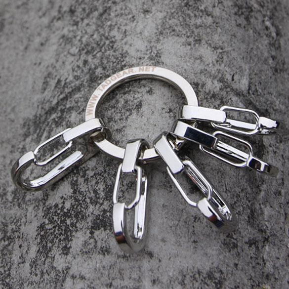 （ʚshibelss）Alloy Carabiner Camp Snap Clip Hook Keychain Keyring Hiking Climbing Tool