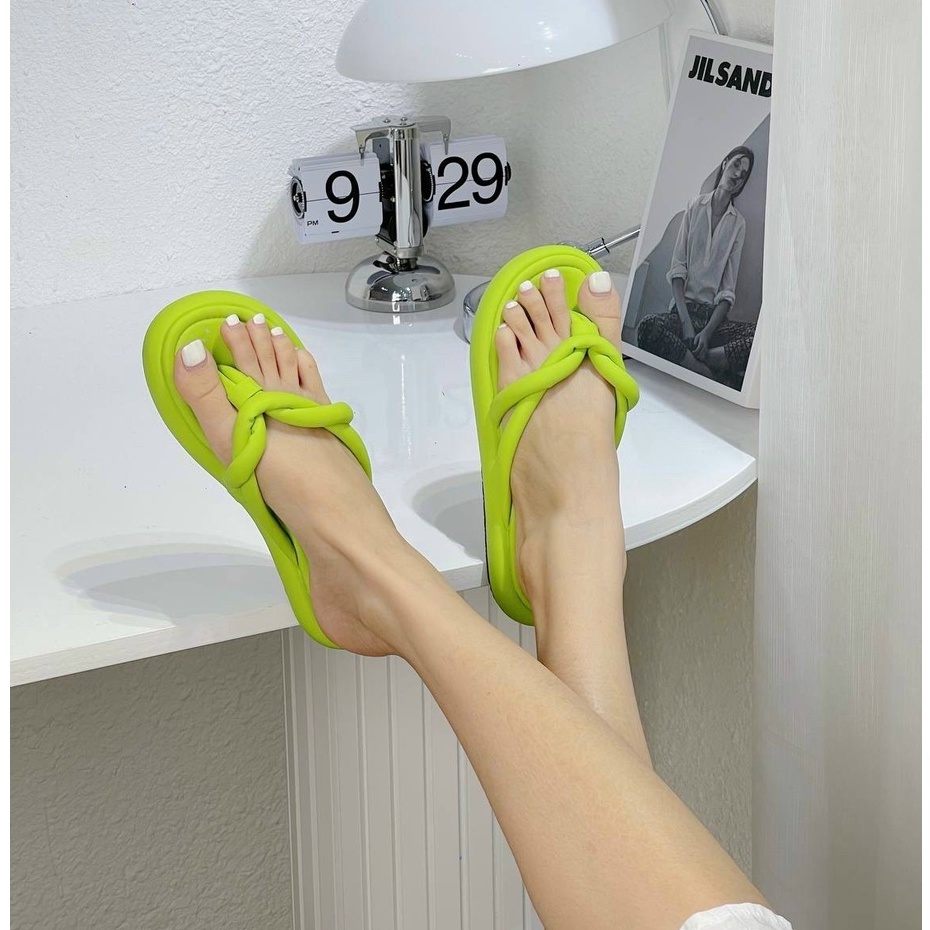 Dép Nữ BỆT Xỏ Ngón Quai Xoắn Thời Trang Mix Nhiều Màu Hot Trend TRINH LÊ SHOP GIÀY DÉP TL8922