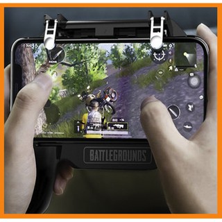tay cầm chơi game pubg mobile, free fire, liên quân + quạt tản nhiệt cho điện thoại