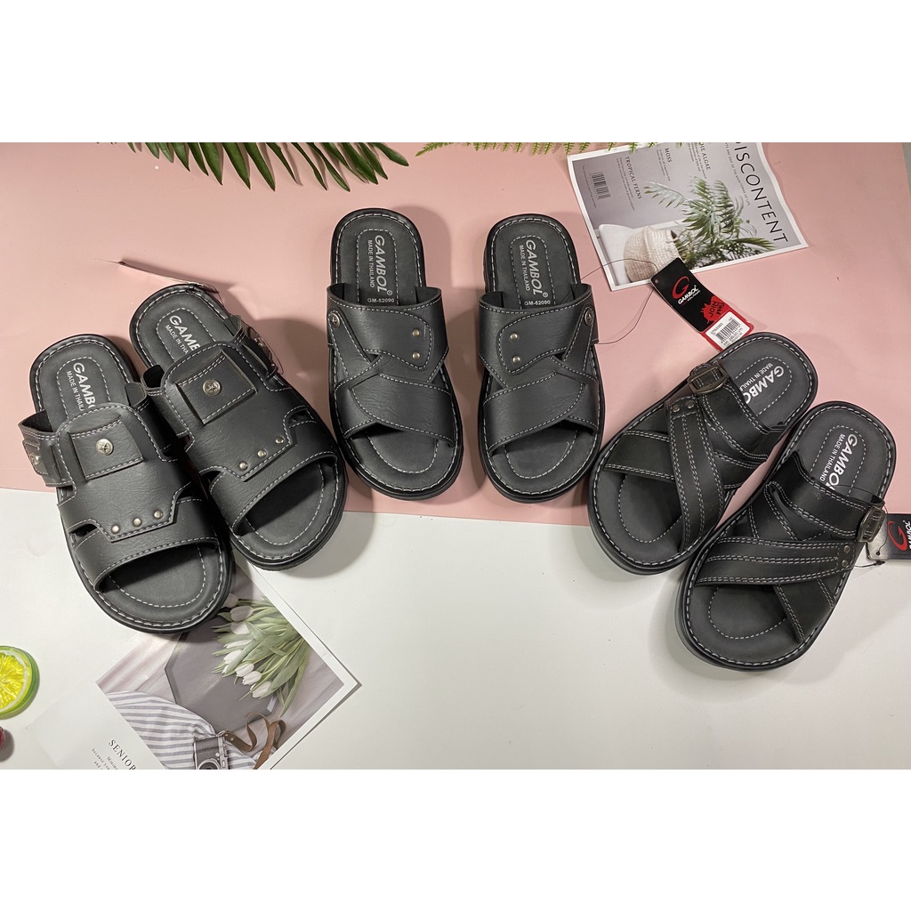 Dép da nam Thái Lan Gambol BỀN ĐẸP
