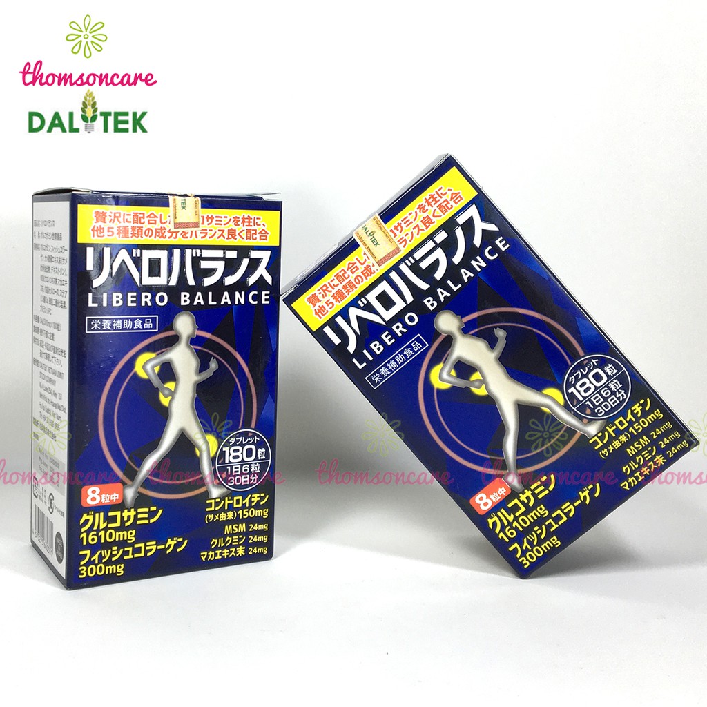 Viên dưỡng khớp từ Nhật Bản Libero Balance, bổ khớp từ sụn cá mập, glucosamin và collagen tái tạo sụn khớp