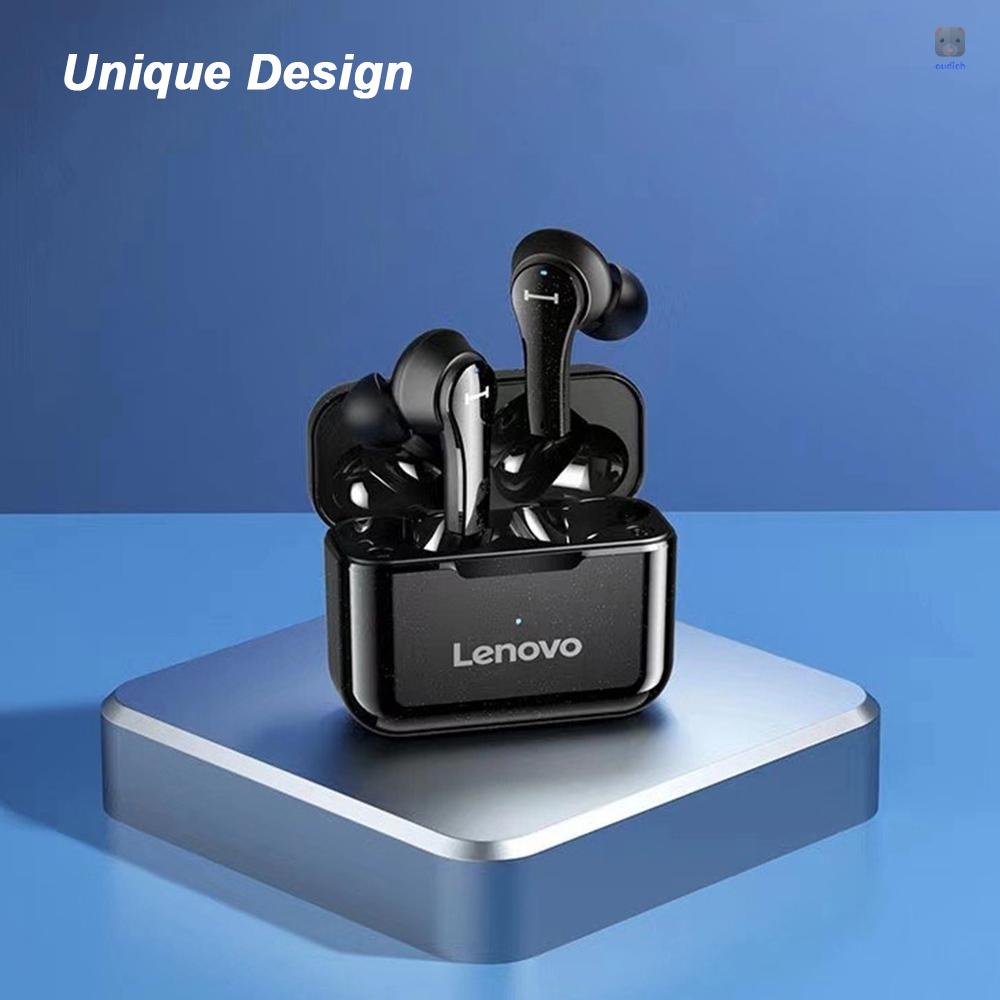 Tai Nghe Thể Thao Không Dây Lenovo QT82 Bluetooth 5.0 TWS IPX5 Chống Mồ Hôi Có Mic 400mAh Ốp