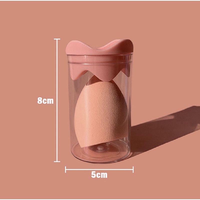 Mút trang điểm hình trứng siêu mềm không cứng đâu khách ơi