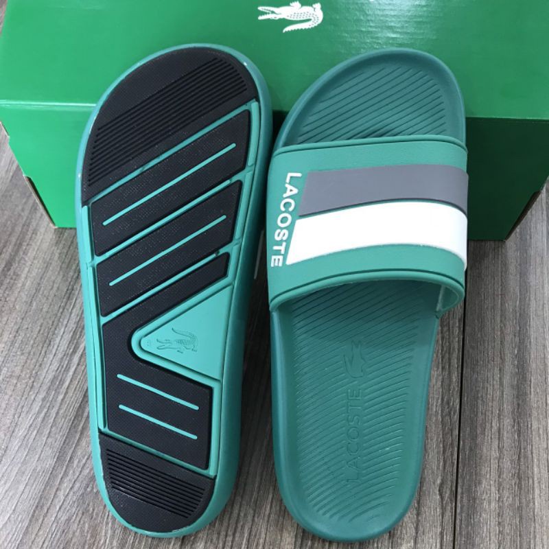 Dép nam thời trang LACOSTE ViDu 21124 màu đen chống nắng chống nước
