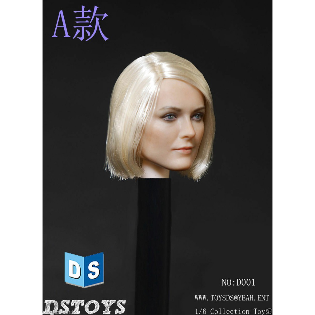 Mô Hình Đầu Cô Gái Tóc Ngắn 12 "Tỉ Lệ 1 / 6