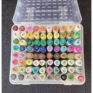 Bút màu dạ Marker BAOKE Dual 2 đầu với nhiều mầu đẹp, bền màu