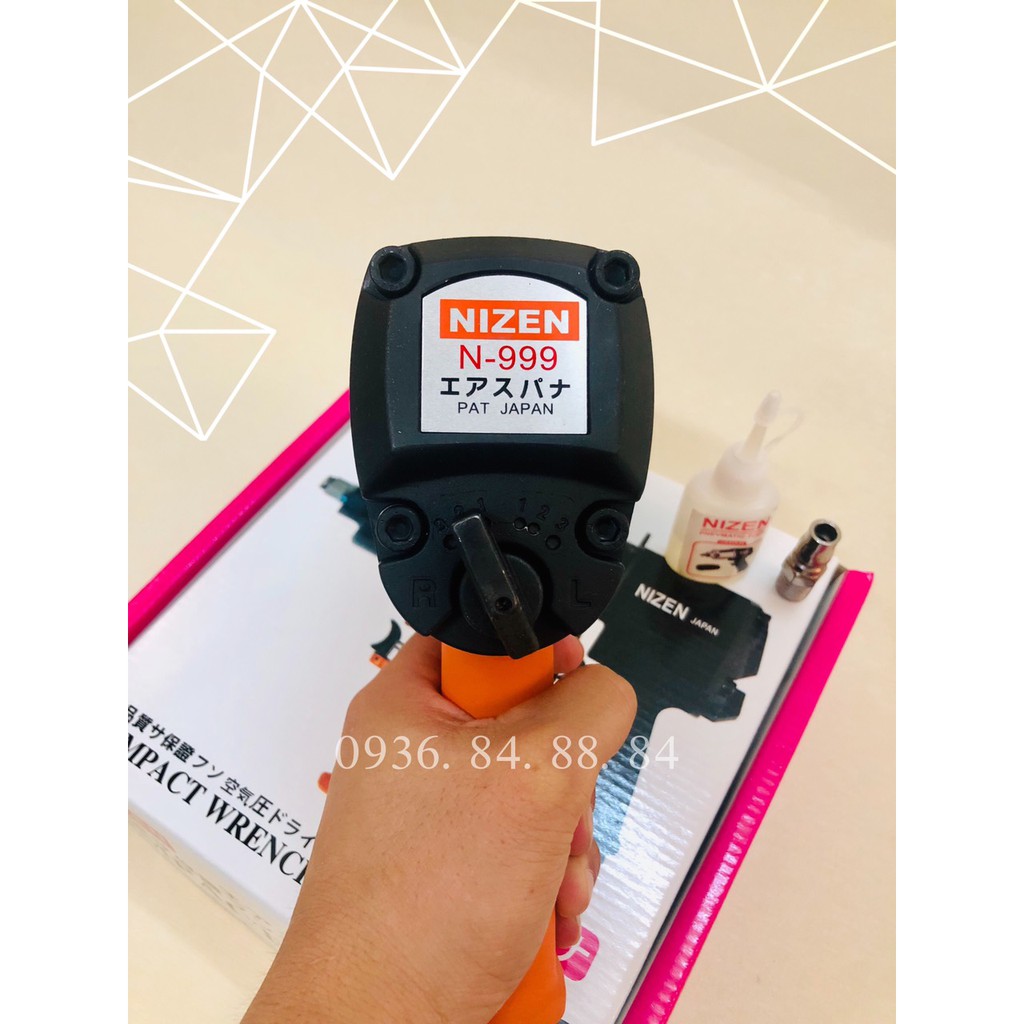 súng bắn bulong 1/2" Nizen cam N-999💥FREESHIP💥súng vặn ốc