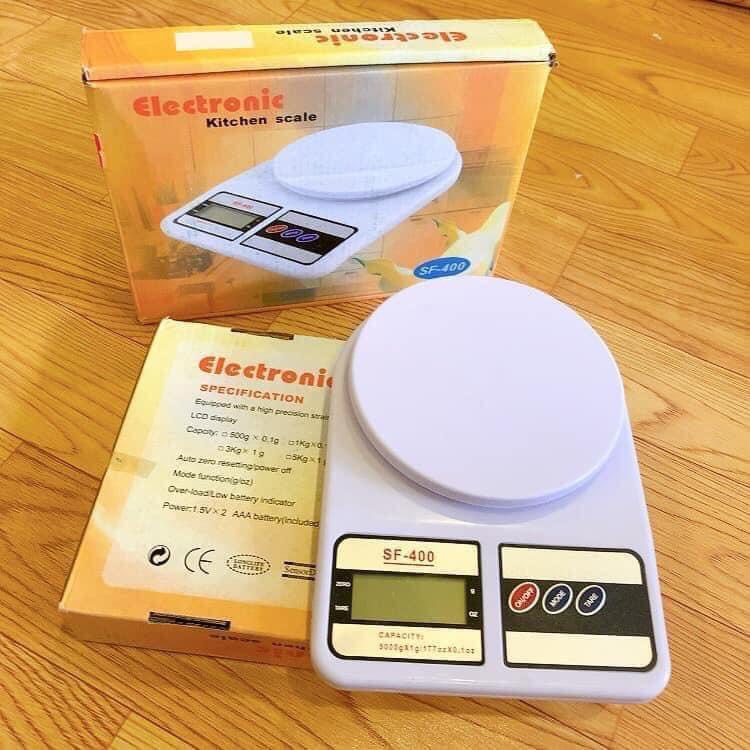 Cân Tiểu Ly Điện Tử, Cân điện Tử Electrnic Kitchen Scale SF400 10kg