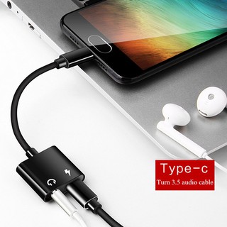 USB Type C Audio Adapter Type-C to 3.5mm Jack Earphone Audio Converter Cable