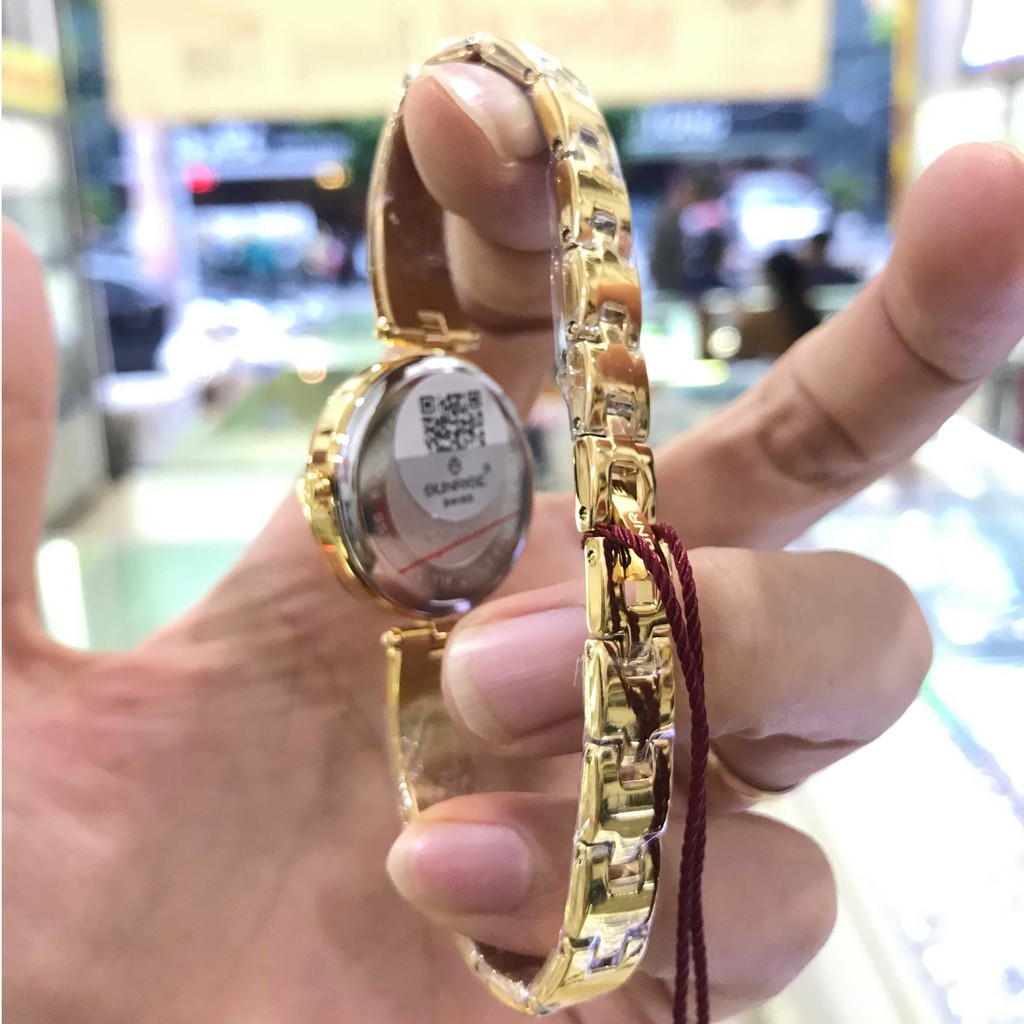 Đồng hồ nữ SUNRISE 9936SA mặt vàng full hộp chính hãng, kính Sapphire chống xước, chống nước tốt | BigBuy360 - bigbuy360.vn