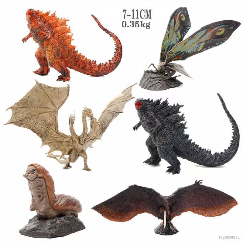 Bộ 6 Mô Hình Godzilla Mothra King Ghidorah Trang Trí Nhà Cửa HT2