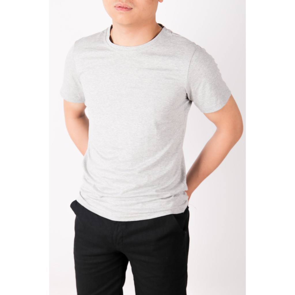 Áo thun nam cổ tròn thời trang cao cấp hàng đẹp, chất vải cotton mát đẹp