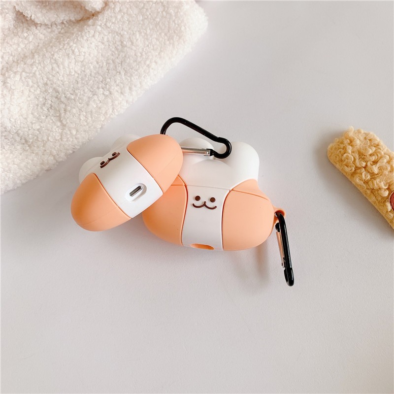 Bao Case Cho Airpods 1/ Airpods 2 / Airpods Pro Hình Mặt Thỏ Cute.