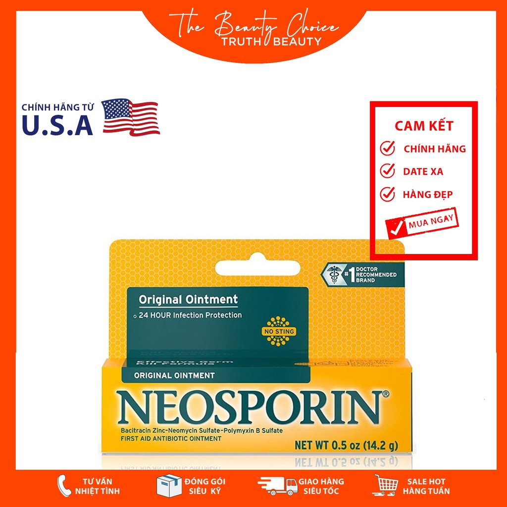 Kem mỡ Neosporin Original Ointment (14.2g)